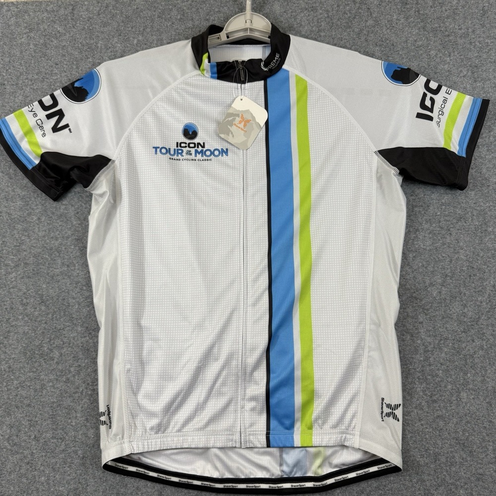 Shaver Sport Tour‎ Of The Moon 2015 Sport Cut Raglan Jersey Men's L White